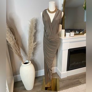 Taupe dress